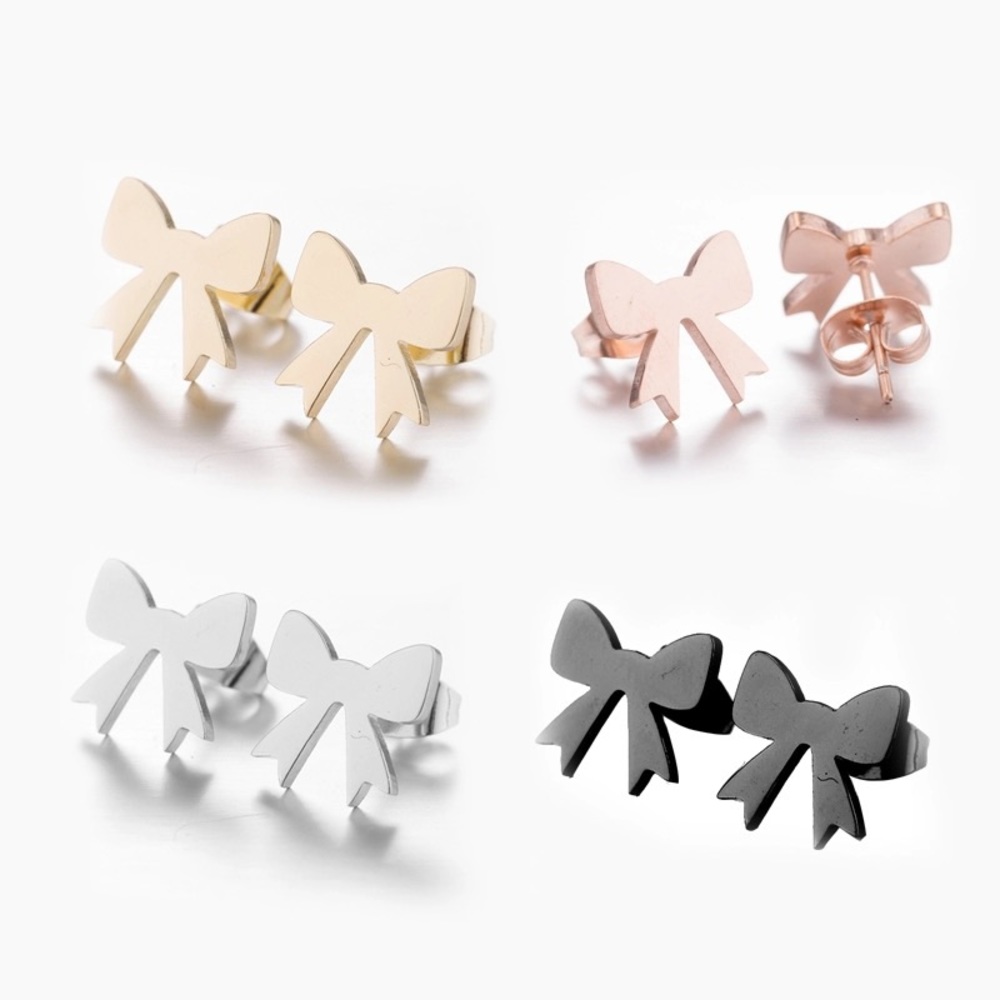 🎀 3/$25 Cute Bow Stud Earrings